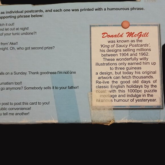 Falcon DeLuxe Seaside Antics Jigsaw Puzzle, 1000 Pieces - Picture 6 of 7